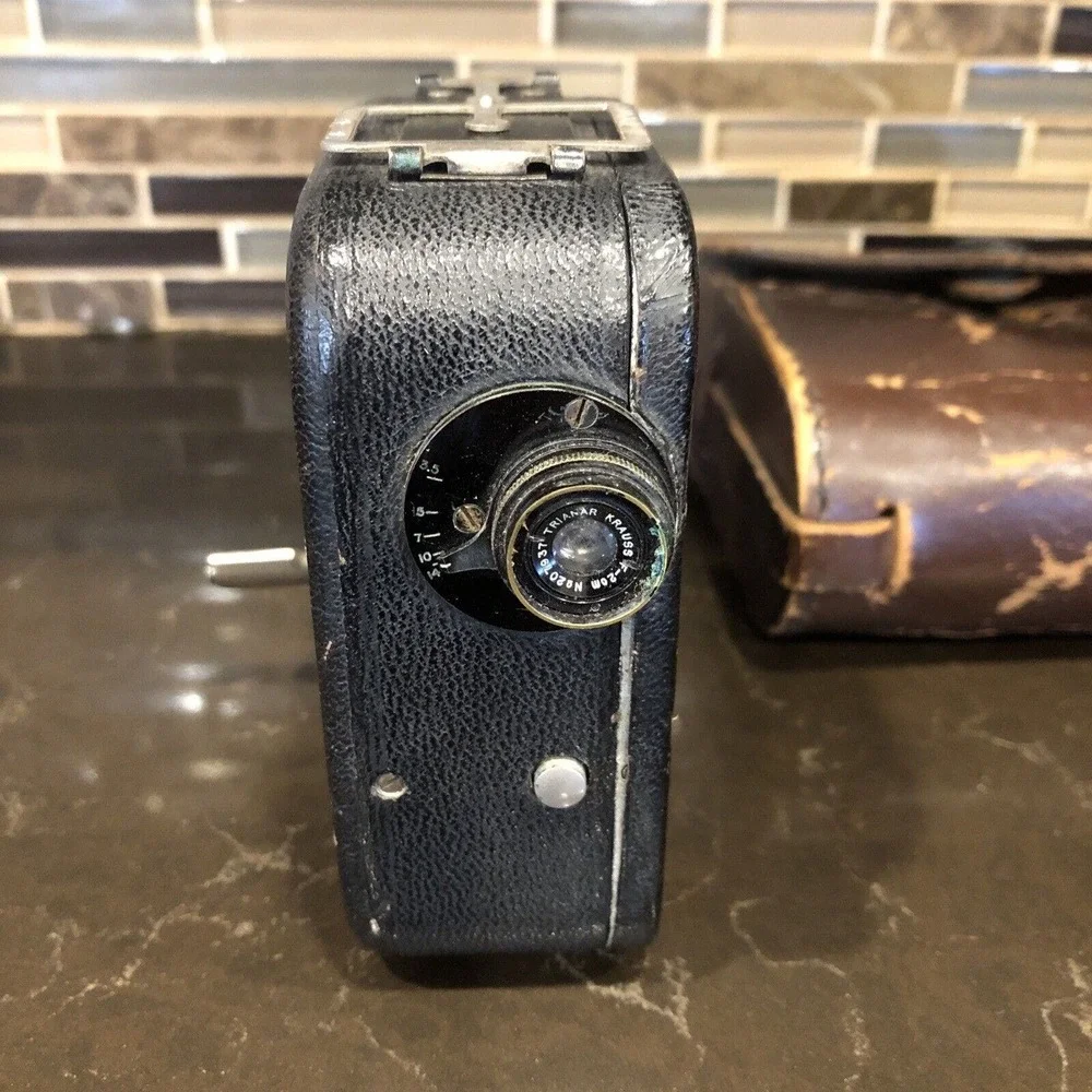 Pathe'‎ Pathex baby Continsouza Paris 9.5mm Hand Crank Camera AS IS